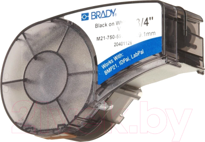 Картридж для маркиратора Brady B-595 M21-750-595-WT / brd142797 (6.4м, черный на белом)