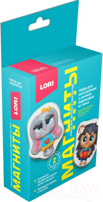 Изображение товара Набор для творчества Lori Магниты из гипса Лесные симпатяги / Пз/Г-024