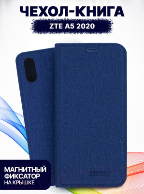 Изображение товара Чехол-книжка Bingo Book для ZTE A5 2020 (синий)