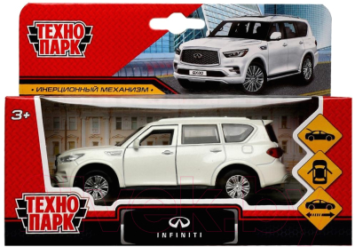 Автомобиль игрушечный Технопарк Infiniti Qx80 / QX80-12-WH