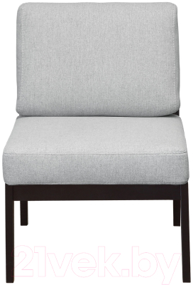 Кресло садовое Мебелик Массив (серый/венге)