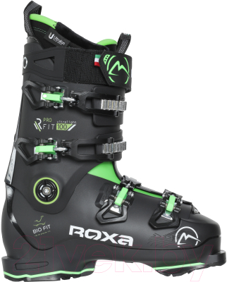 Roxa Rfit Pro 100 / 100305 (р.27.5, черный/зеленый) Горнолыжные ботинки ...