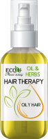 

Масло для волос, Травы+Масла Натуральная терапия для жирных волос