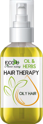 Масло для волос Ecou Травы+Масла Натуральная терапия для жирных волос (50мл)
