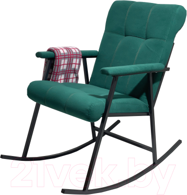 Кресло-качалка Genesis Мебель 95x102x96 (зеленый)