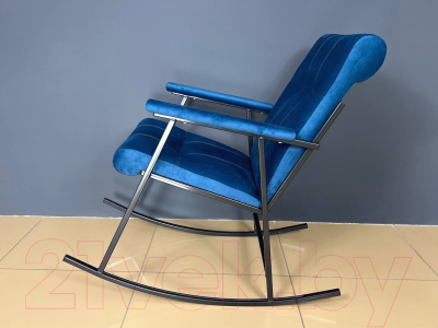 Кресло-качалка Genesis Мебель 95x102x96 (синий)