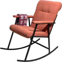 Кресло-качалка Genesis Мебель 95x102x96 (коралловый) - 