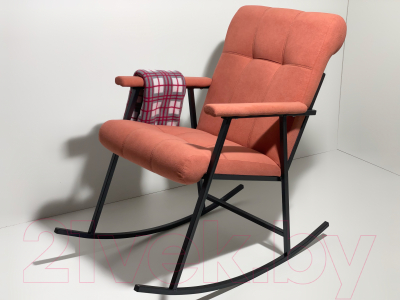Кресло-качалка Genesis Мебель 95x102x96 (коралловый)