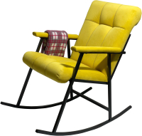 Кресло-качалка Genesis Мебель 95x102x96 (желтый) - 