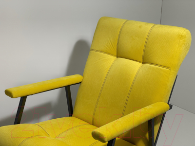 Кресло-качалка Genesis Мебель 95x102x96 (желтый)