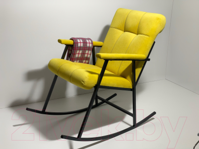 Кресло-качалка Genesis Мебель 95x102x96 (желтый)