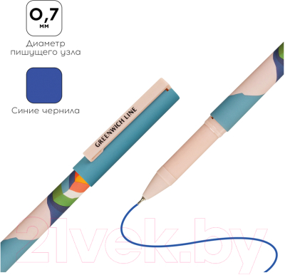 Ручка шариковая Greenwich Line Desert GL_24760 / Pbl_32675 (синий)