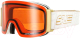 Маска горнолыжная Salice 2022-23 / 102DAF (белый/золото/оранжевый) - 