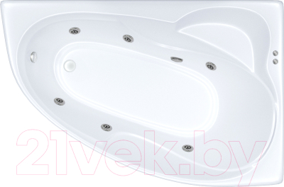 Ванна акриловая Triton Кайли 150x100 L Базовая Flat (с гидромассажем)