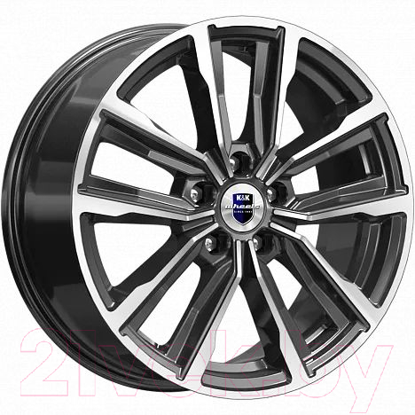 Литой диск K&K Лацио 17x7.5" 5x112мм DIA 57.1мм ET 40мм Алмаз черный