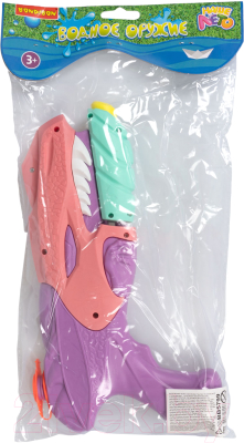 Бластер игрушечный Bondibon Водный пистолет. Наше лето / ВВ5799 (розовый/сиреневый)