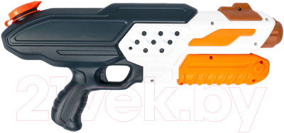 Бластер игрушечный Bondibon Водный пистолет. Наше лето / ВВ5802-А (белый/черный)