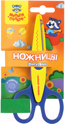 Ножницы канцелярские Мульти-пульти Приключения Енота. Фигурные / MS_11141