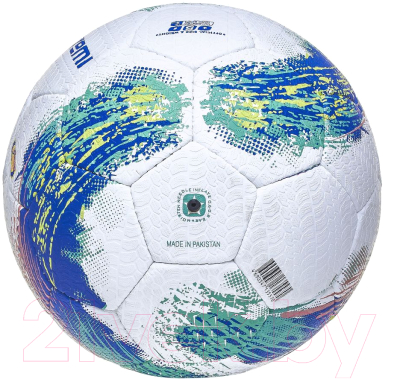 Футбольный мяч Atemi Galaxy (размер 5, белый/зеленый/синий)