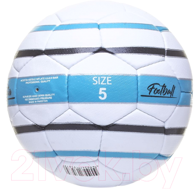Футбольный мяч Atemi Reaction (размер 5, белый/голубой/черный)