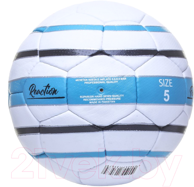 Футбольный мяч Atemi Reaction (размер 5, белый/голубой/черный)