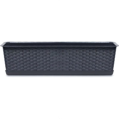 Кашпо Prosperplast Ratolla Set ISR600P-S433 (антрацит) - 
