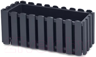 Кашпо Prosperplast Boardee Fencycase DDEF400-S433 (антрацит)