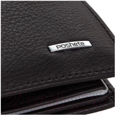 Портмоне Poshete 852-308-4K-BLK (черный)