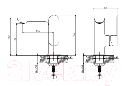 Смеситель Haiba HB12590-7