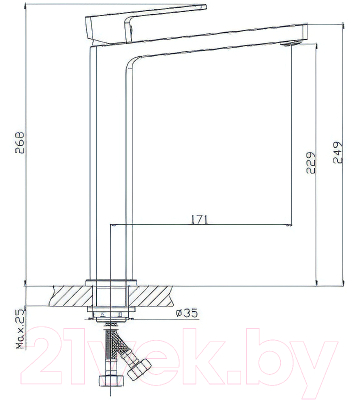 Смеситель Haiba HB11615-7