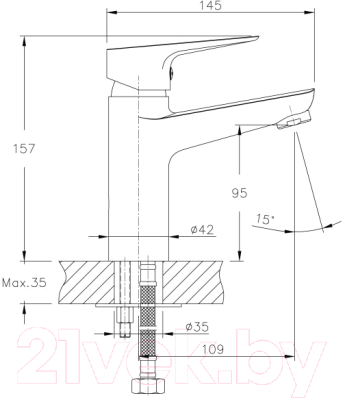 Смеситель Haiba HB10506