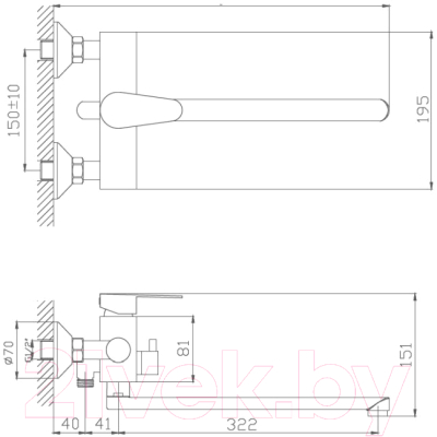 Смеситель Haiba HB22802