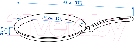 Блинная сковорода Ikea Хемлагад 304.679.59