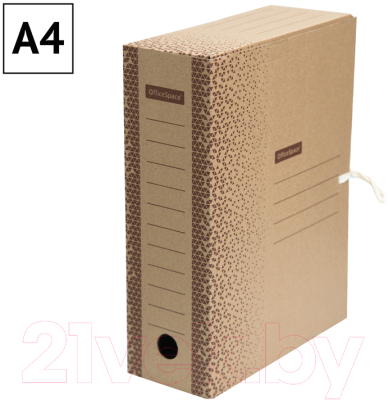 Коробка архивная OfficeSpace Standard / 264786 (бурый)
