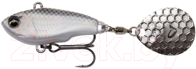 Тейл-спиннер Savage Gear Fat Tail Spin Sinking White Silver / 71758