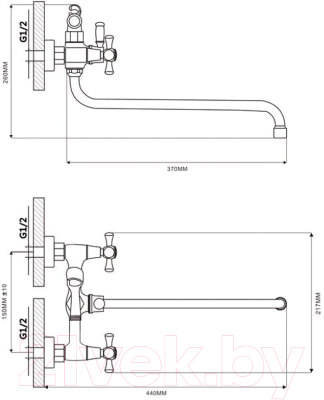 Смеситель Ekko E22118-7