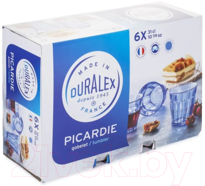 Изображение товара Набор стаканов Duralex Picardie Marine 1028BB06A0111 (6шт)