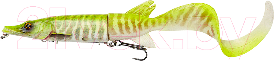 Мягкая приманка Savage Gear 3D Hybrid Pike Slow Sink Lemon Pike / 76805