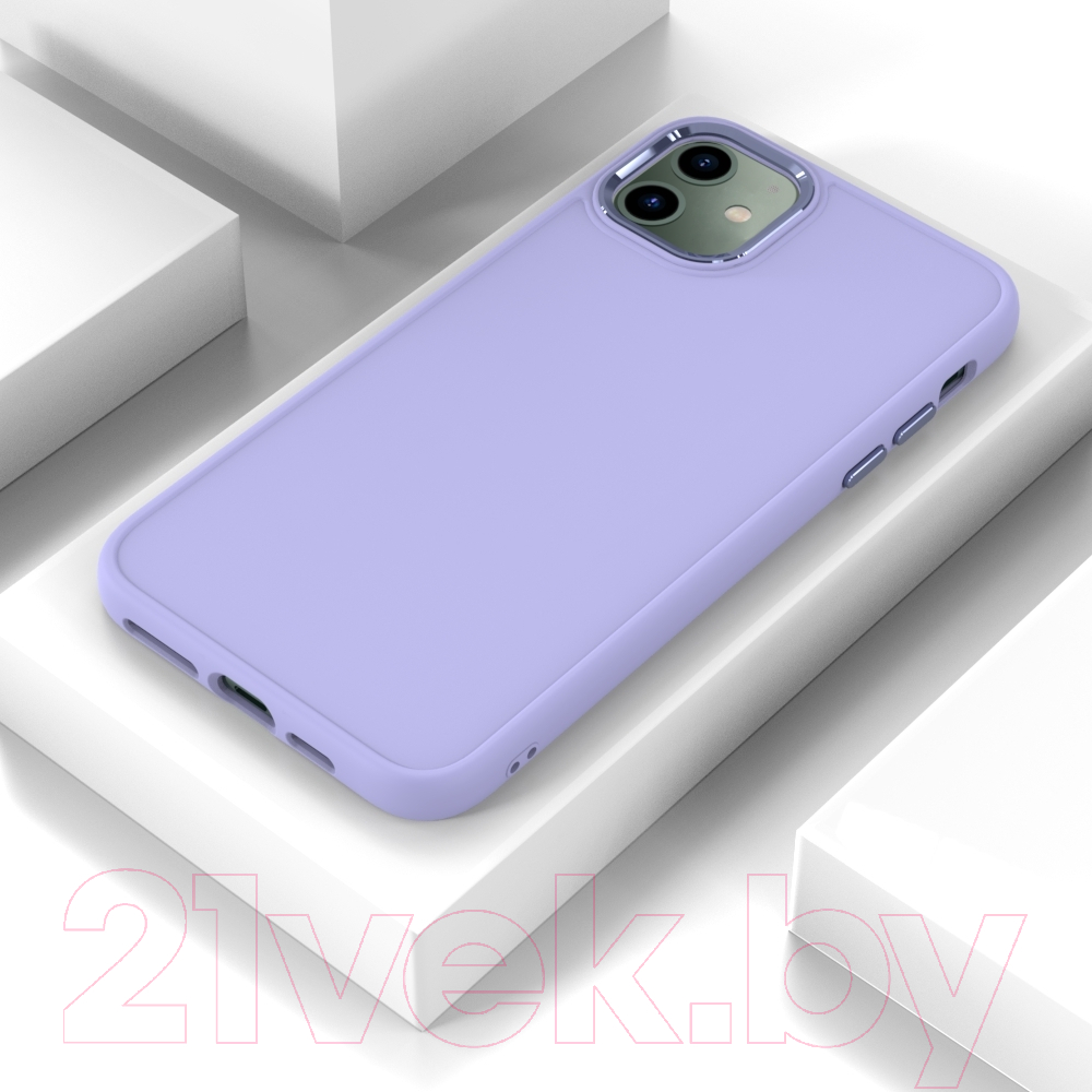 Чехол-накладка Bingo Metal для iPhone 14 (фиолетовый) — фото 2