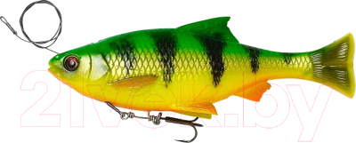 Мягкая приманка Savage Gear 4D Line Thru Pulse Tail Roach SS Firetiger / 63729