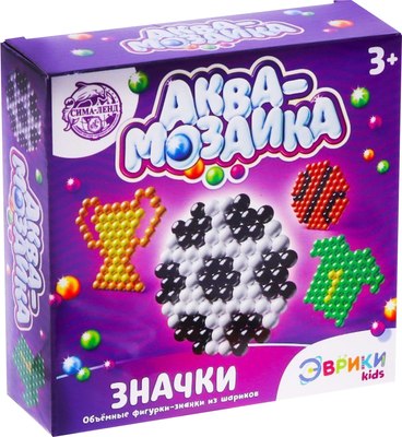

Развивающая игра, Аквамозаика. Значки. Спорт / 3794468