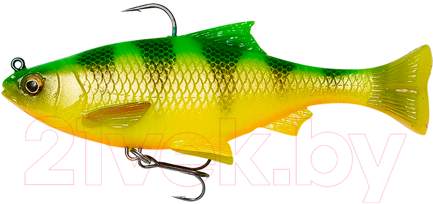 Мягкая приманка Savage Gear 3D Roach Pulsetail S Firetiger / 63725 (2шт)