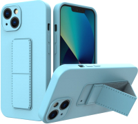 Чехол-накладка Bingo Stand для iPhone 14 (голубой)