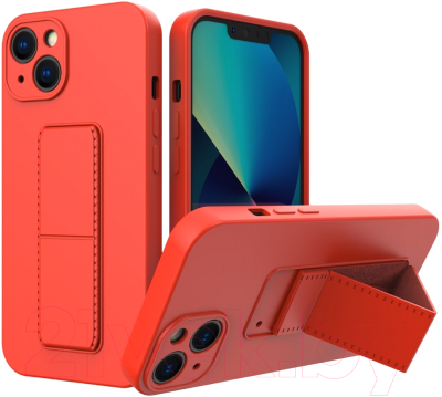 Изображение товара Чехол-накладка Bingo Stand для iPhone 14 (красный)