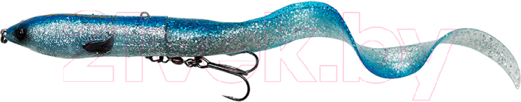 Мягкая приманка Savage Gear 3D Hard Eel Blue Silver / 74132