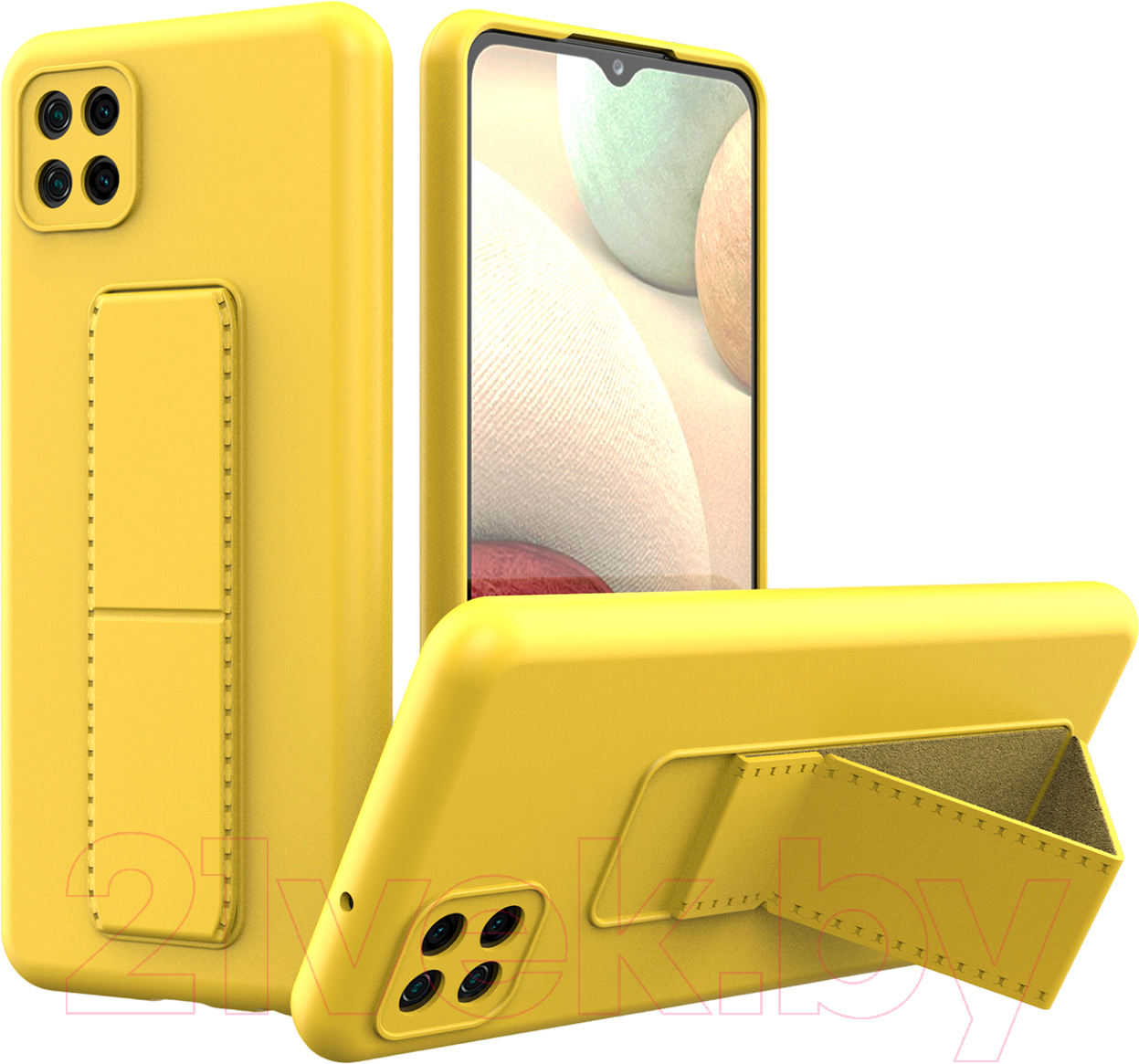 Чехол-накладка Bingo Stand для Redmi 9C/10A (желтый) — фото 1