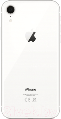 Смартфон Apple iPhone XR 128GB / 2BMRYD2 (белый)