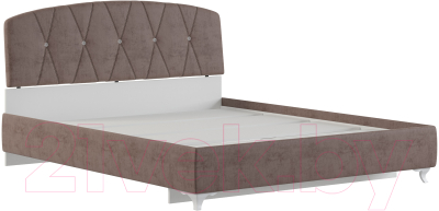Двуспальная кровать Genesis Мебель Adelina 160x200 (ажур 22 коричневый)