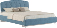 Двуспальная кровать Genesis Мебель Adelina 160x200 (ажур 38 бирюза) - 