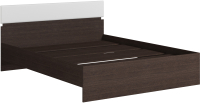 Полуторная кровать Genesis Мебель Светлана 1400 (венге/дуб молочный) - 
